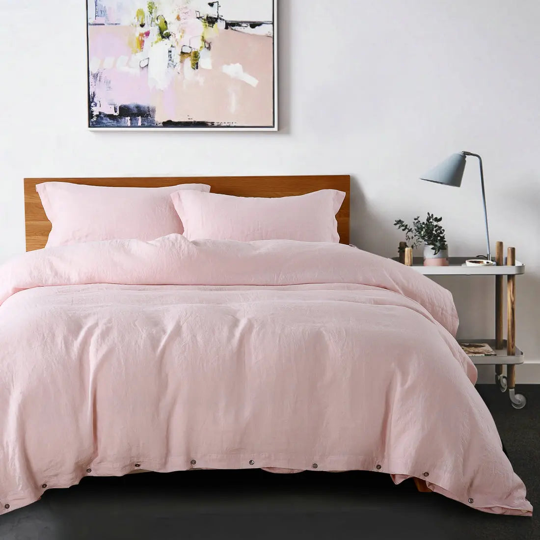 100% French Linen Bedding Set