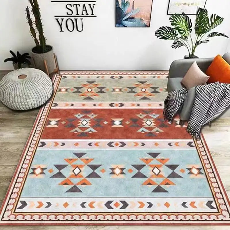 Crystal Pile Washable Stain-Resistant Rug