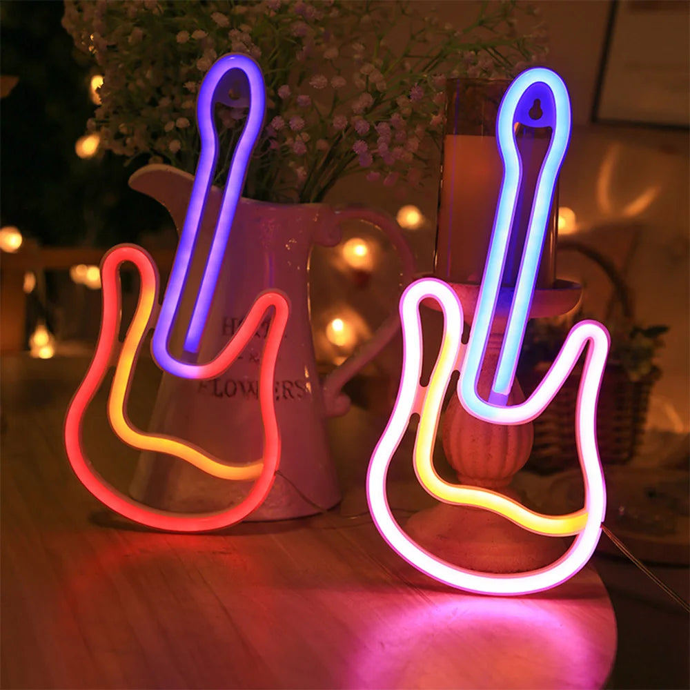 LED Neon Musical Note Wall Decor