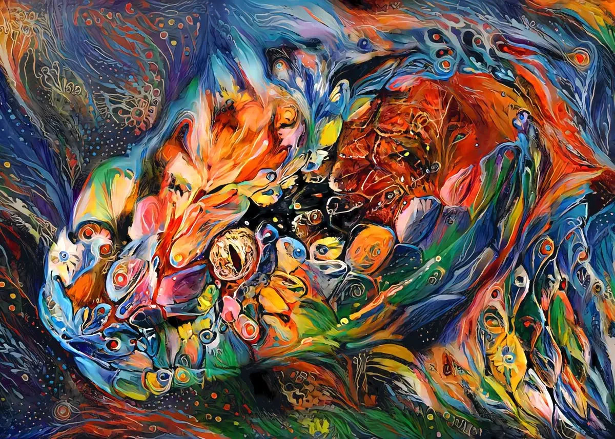 Abstract Animals Lion Tiger Cat Colour Canvas Painting Retro Art Home Wall Decoration Pictures Living Bedroom Quality Posters