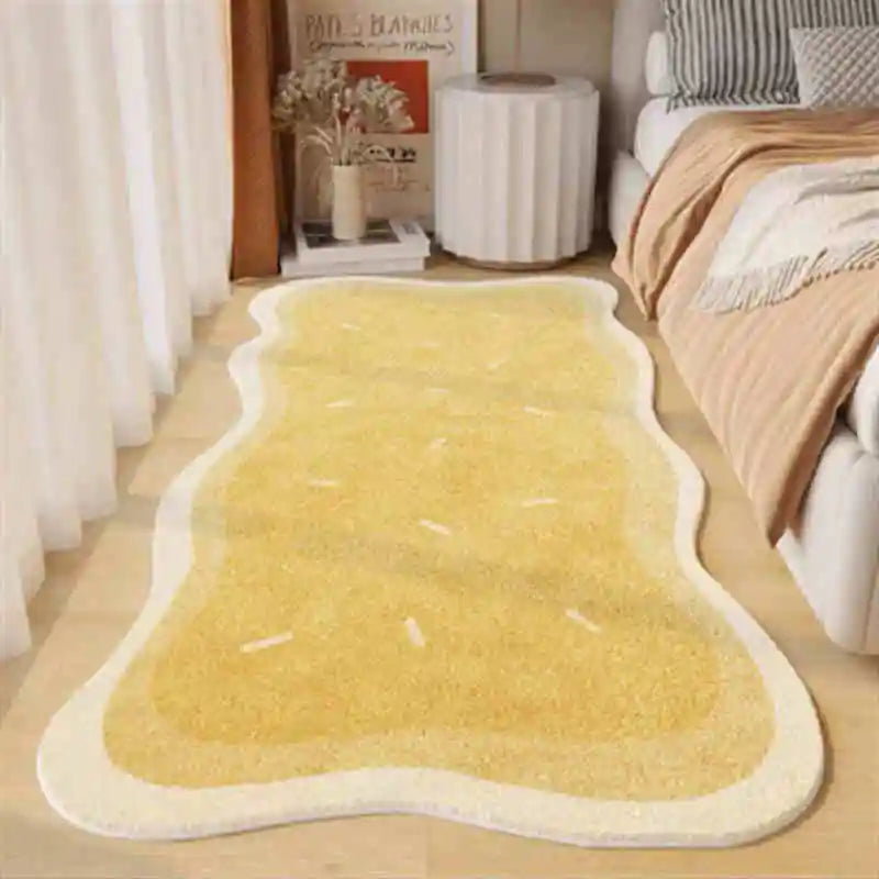 Edge Shaped Comfortable Decorative Rug