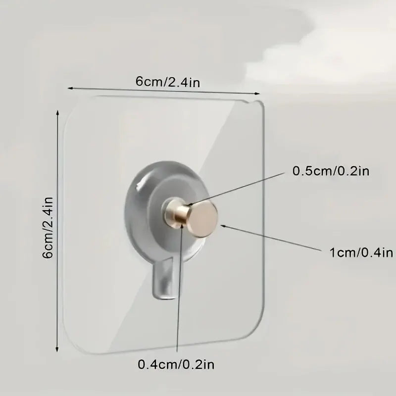 10pcs Punch-Free Wall Hooks