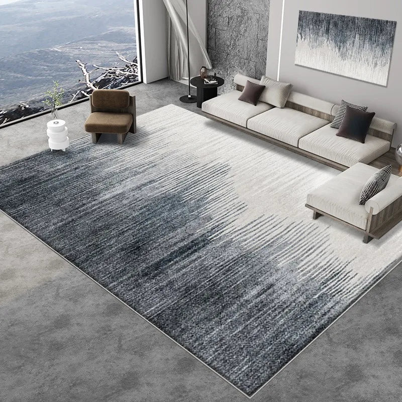 Nordic Marble Geometry Carpets for Living Room Light luxury Large area Home Decor rugs Bedroom Non-slip soft Floor Mats Washable