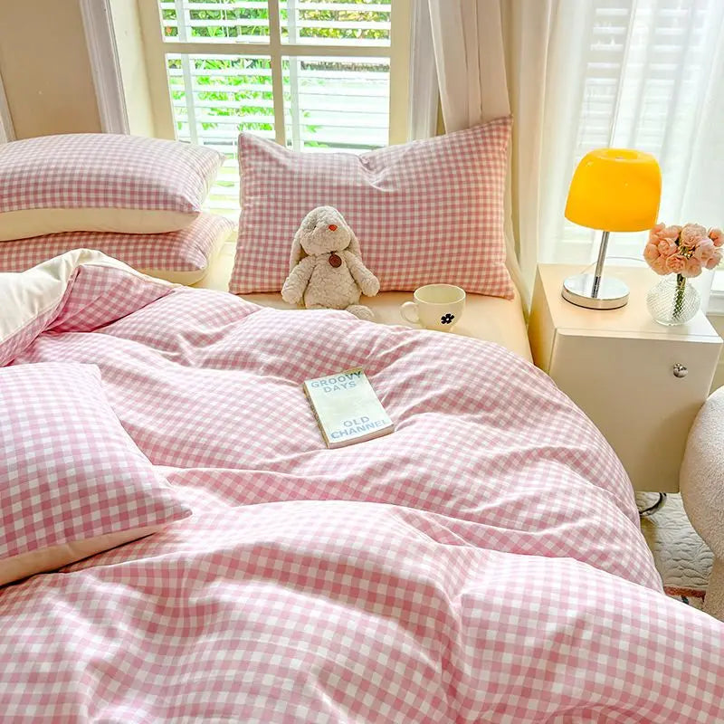 Green Nordic Duvet Cover Bedding Set