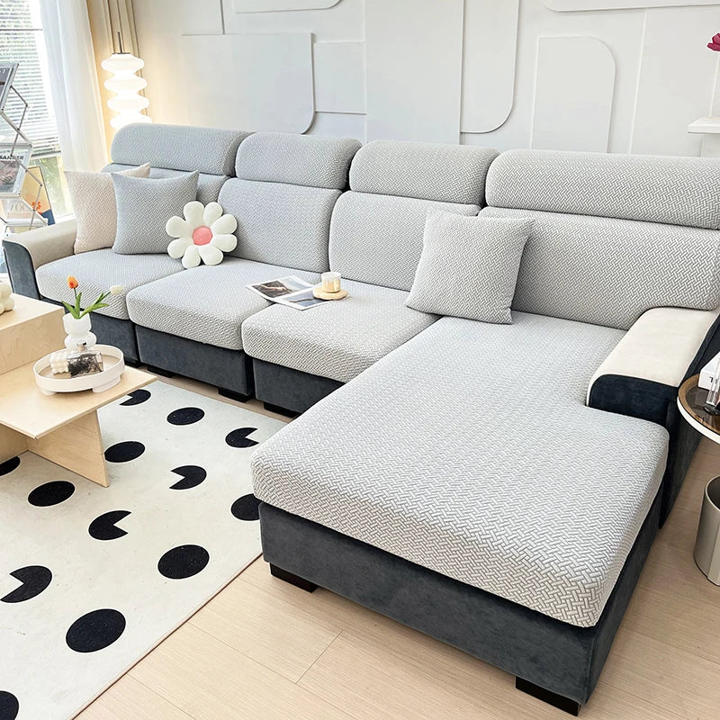 Jacquard Elastic Sofa Slipcover for Sofa
