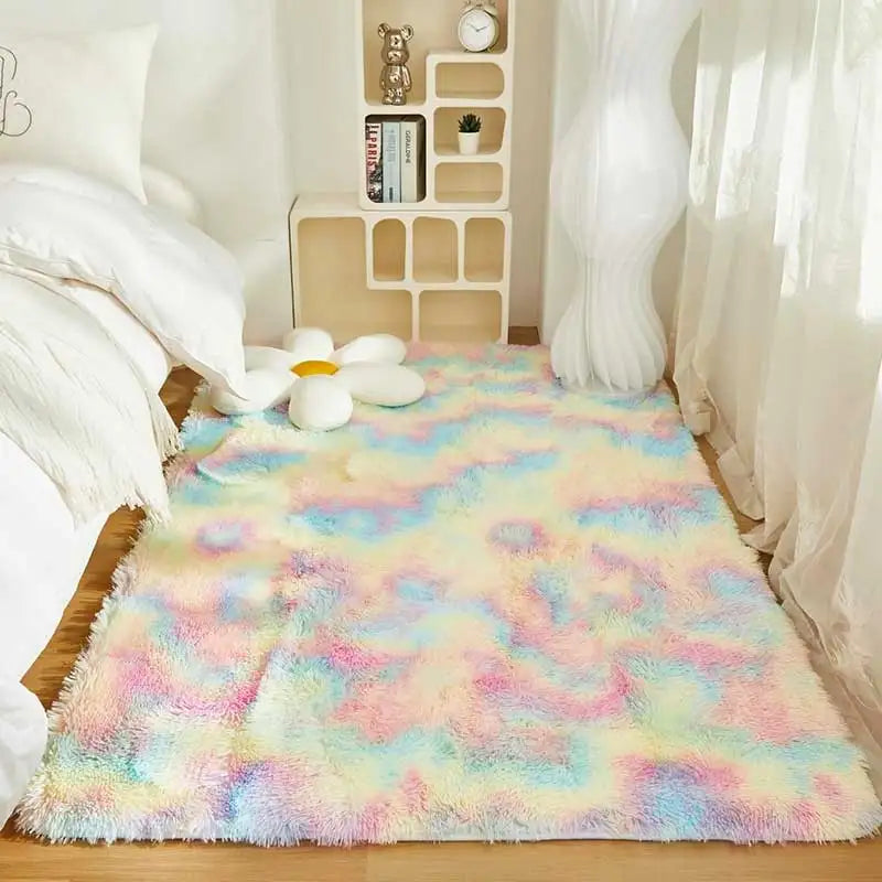 Rainbow Kids Carpet Soft Bedroom Rugs