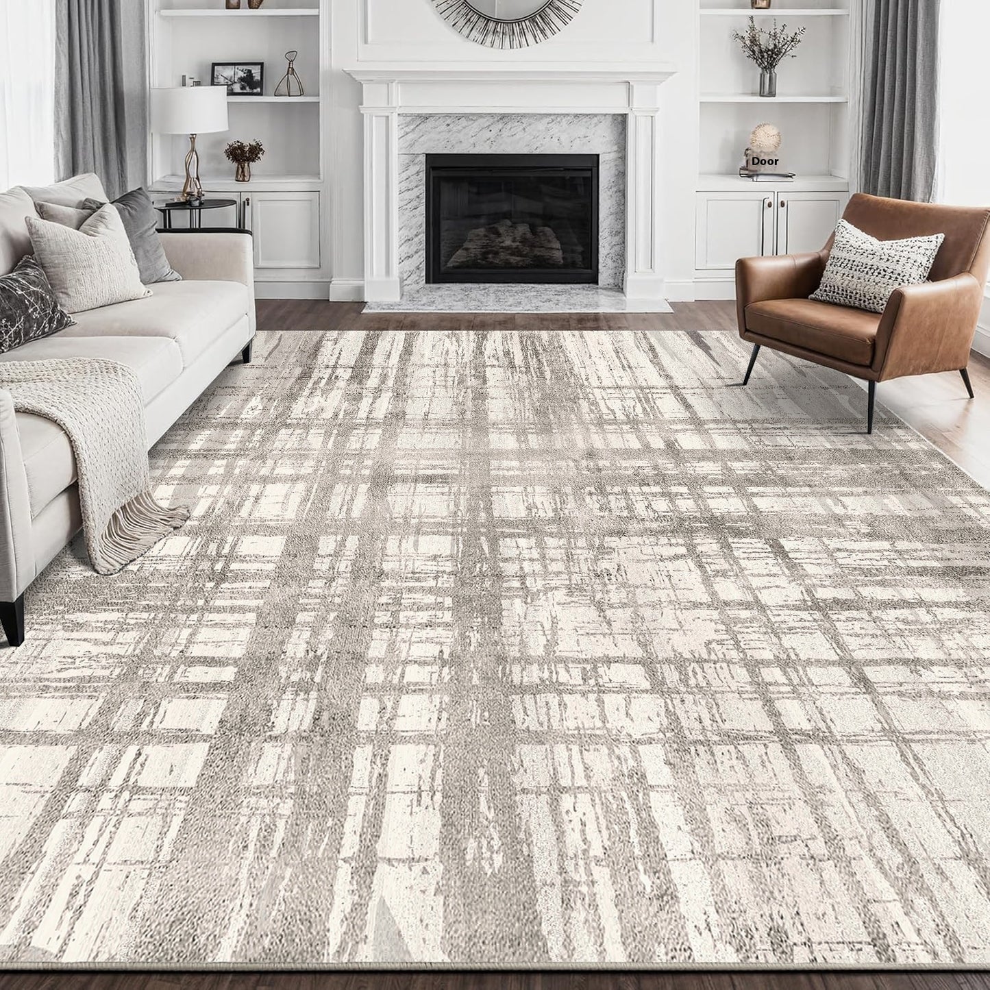 Persian Foldable Ink Painting Wall-to-wall Carpet