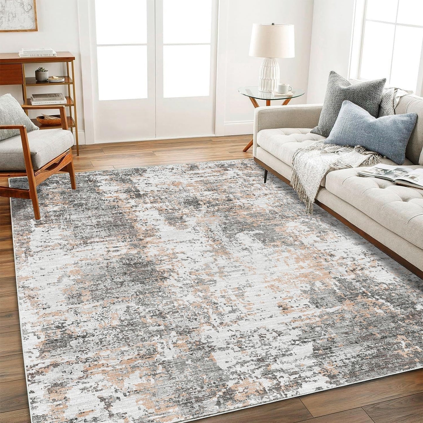 Persian Foldable Ink Painting Wall-to-wall Carpet
