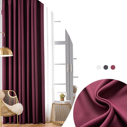 Full Shading Thickened Curtain Sunscreen Heat Insulation Anti UV Modern Simple