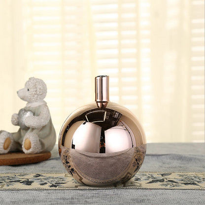 Electroplating Gradient Glass Small Vase, Dried Flowers, Light Luxury Ornaments