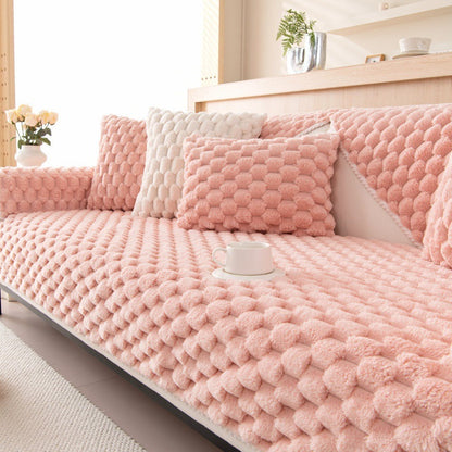 Winter Plush Sofa Cushion Thickened Non-slip