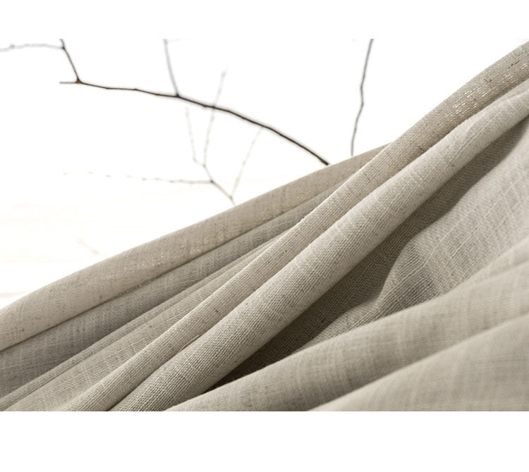 Translucent linen screen curtain
