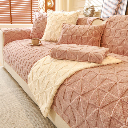 High-energy Thermal Soft Glutinous Plush Sofa Cushion