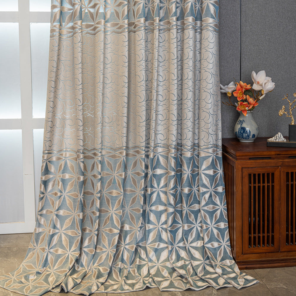 American Jacquard Hollow Curtain European And American Middle East