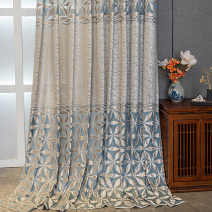 American Jacquard Hollow Curtain European And American Middle East