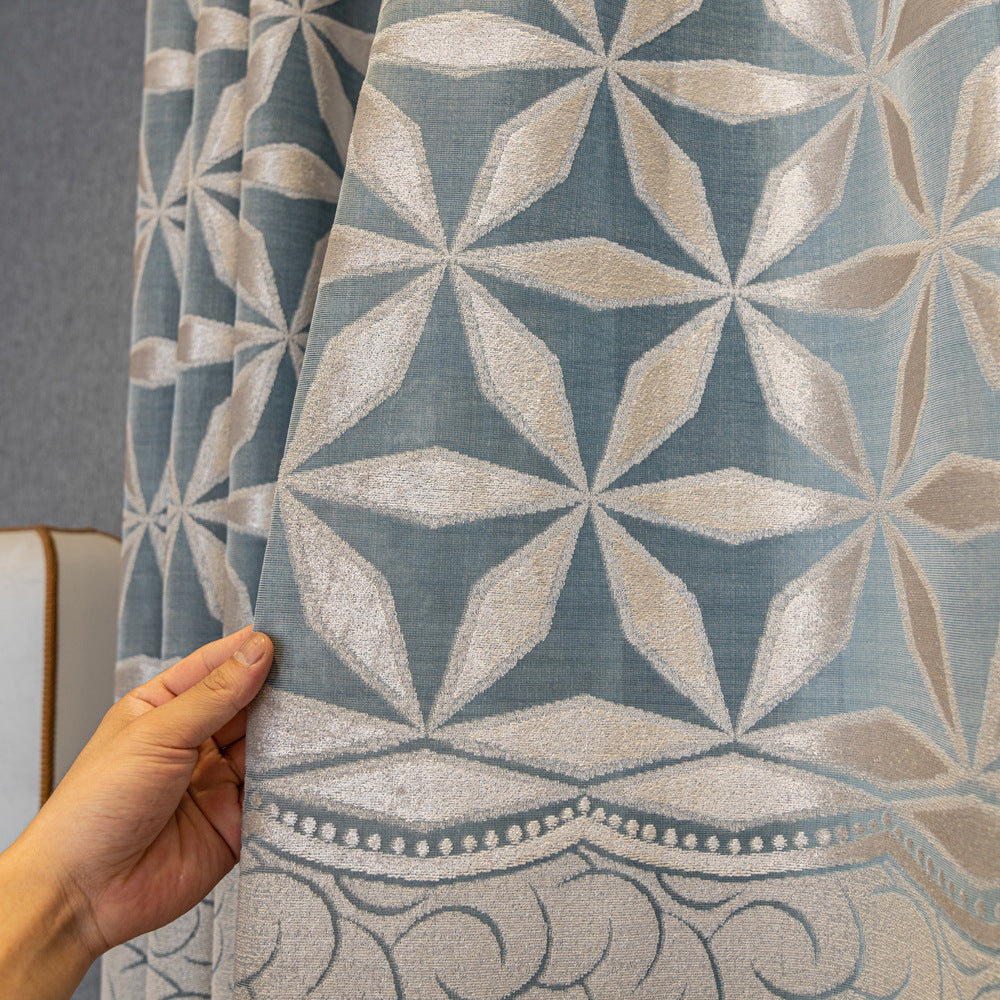 American Jacquard Hollow Curtain European And American Middle East