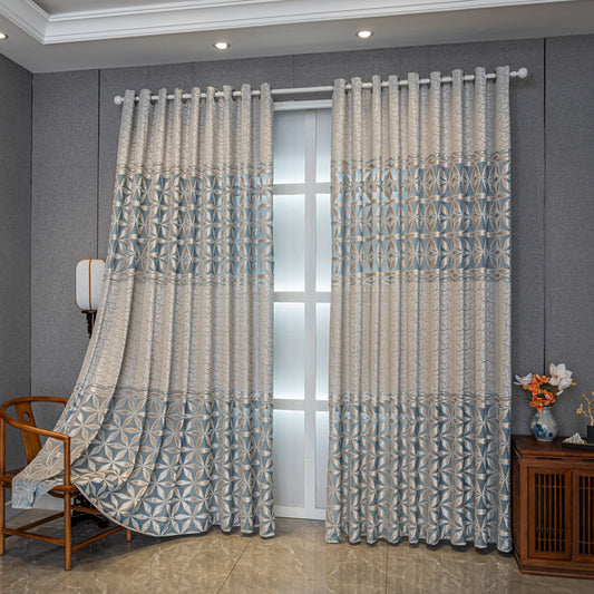 American Jacquard Hollow Curtain European And American Middle East