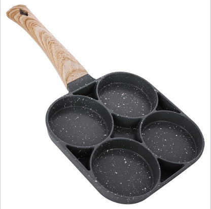 Maifan Stone Four-hole Fried Egg Pan Non-Stick Egg Dumpling Pan Breakfast Egg Burger Frying Pan Kitchen