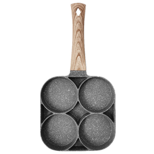 Maifan Stone Four-hole Fried Egg Pan Non-Stick Egg Dumpling Pan Breakfast Egg Burger Frying Pan Kitchen