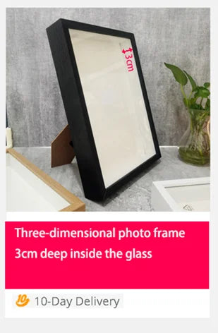 Wooden Photo Frame for Wall & Stand