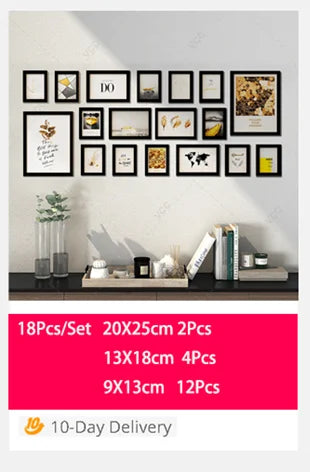 Wooden Photo Frame for Wall & Stand