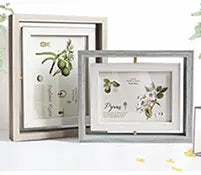 Wooden Photo Frame for Wall & Stand