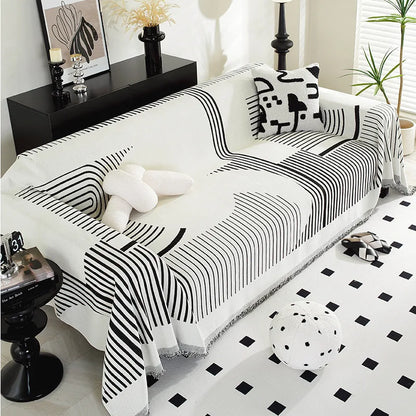 New Chenille Jacquard Sofa Towel One-piece Type Cloth Towel All-inclusive Sofa Cover Dust Anti Cat Scratch Non-slip Sofa Blanket