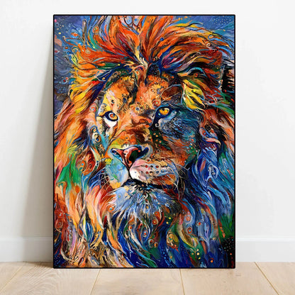 Abstract Animals Lion Tiger Cat Colour Canvas Painting Retro Art Home Wall Decoration Pictures Living Bedroom Quality Posters