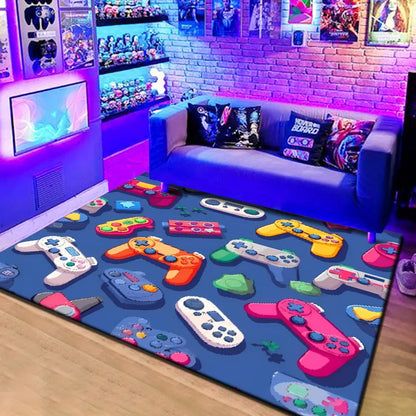 3D Gaming Grip Non-slip Washable Rug