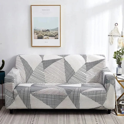 Multi-Person Elastic Sofa Cover Set with Pillowcases & Anti-Slip Design