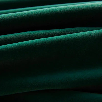 Simple Luxurious Velvet Curtains for Living Room Bedroom Flannelette Nordic Mink Green Non-inverted Fleece Blackout Thickened