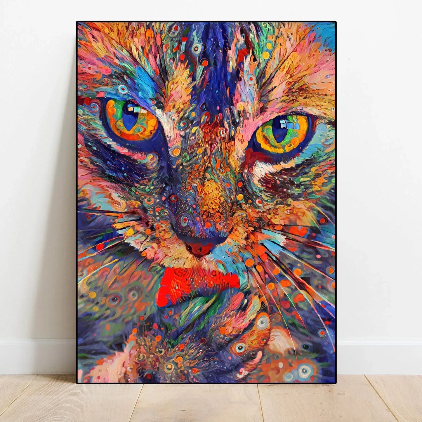 Abstract Animals Lion Tiger Cat Colour Canvas Painting Retro Art Home Wall Decoration Pictures Living Bedroom Quality Posters