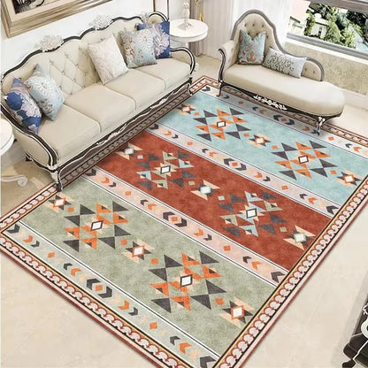 Crystal Pile Washable Stain-Resistant Rug