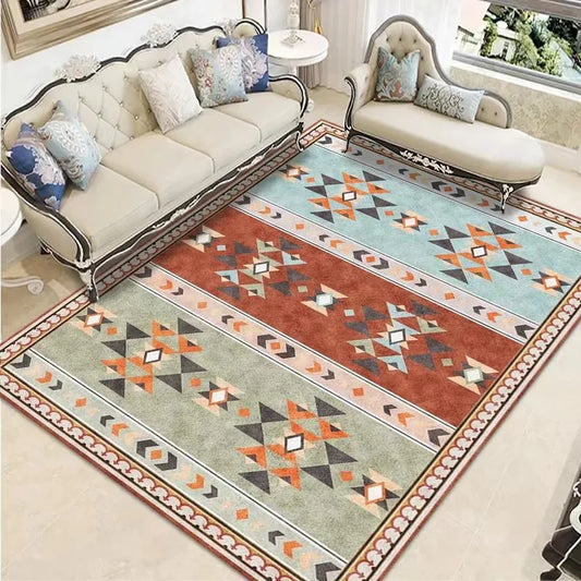 Crystal Pile Washable Stain-Resistant Rug