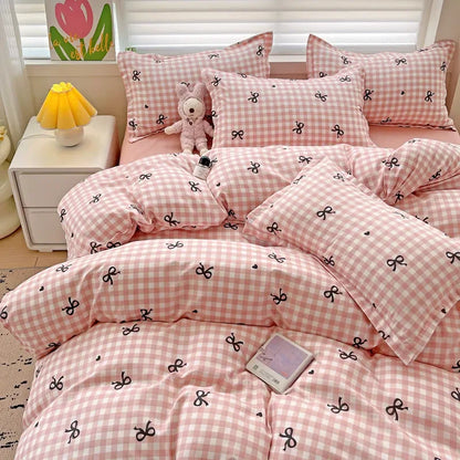 Green Nordic Duvet Cover Bedding Set