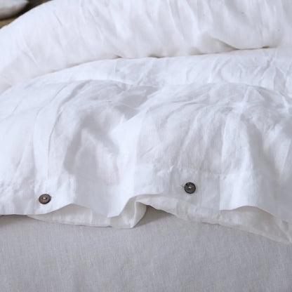 100% French Linen Bedding Set