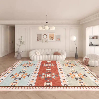 Crystal Pile Washable Stain-Resistant Rug