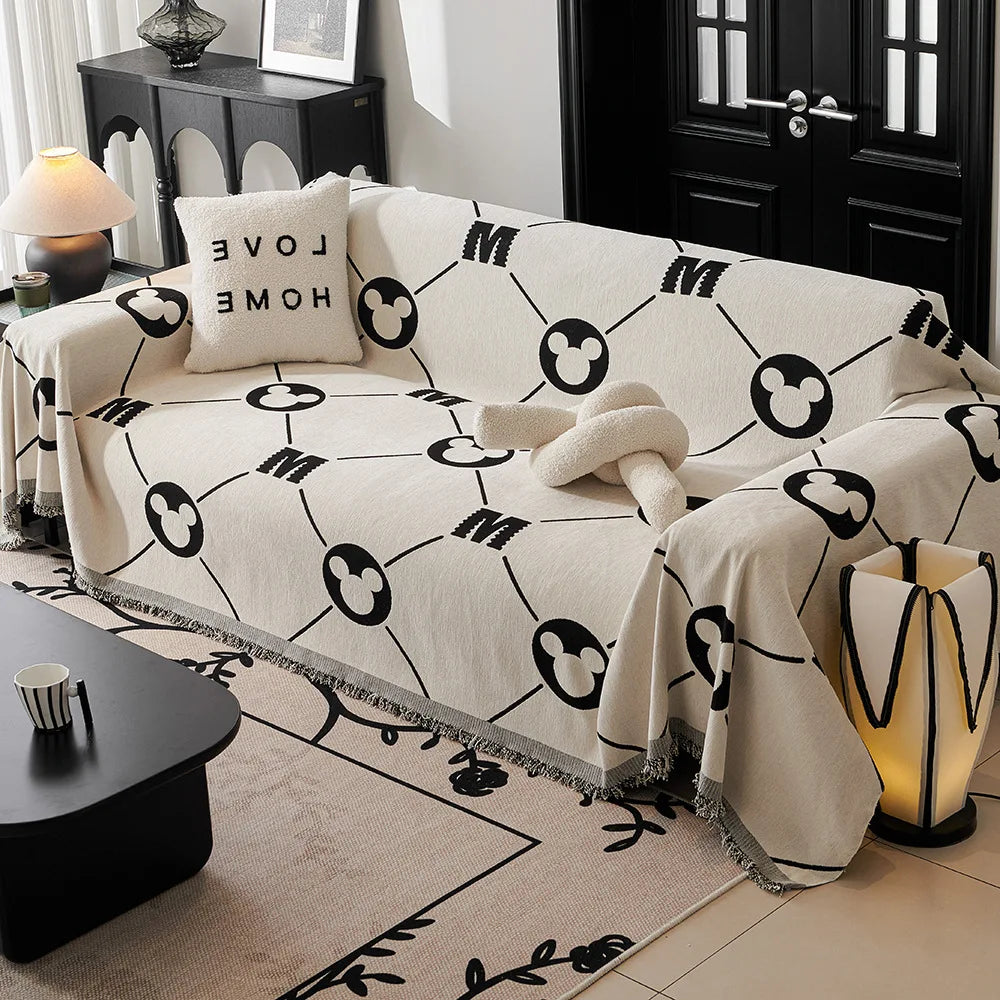 New Chenille Jacquard Sofa Towel One-piece Type Cloth Towel All-inclusive Sofa Cover Dust Anti Cat Scratch Non-slip Sofa Blanket