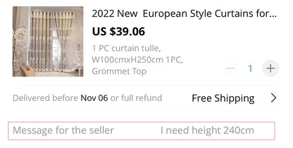 European Chenille Embroidery Luxury Curtains