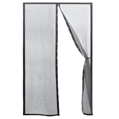 Magnetic Mosquito Net Door Screen Black Custom Size Summer Anti insect Mesh Automatic Closing Curtain Applicable to indoor doors