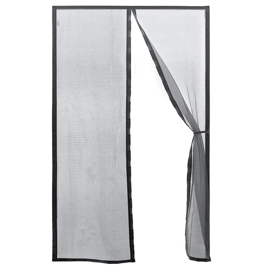 Magnetic Mosquito Net Door Screen Black Custom Size Summer Anti insect Mesh Automatic Closing Curtain Applicable to indoor doors