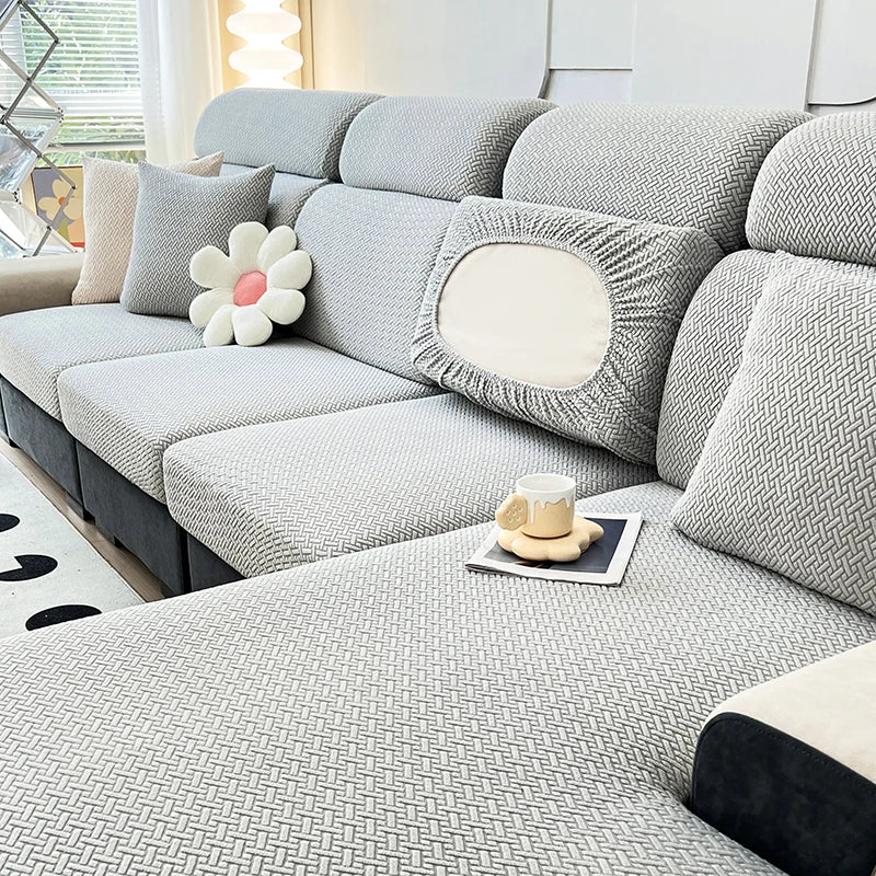 Jacquard Elastic Sofa Slipcover for Sofa