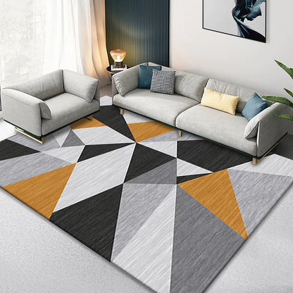 Nordic Marble Geometry Carpets for Living Room Light luxury Large area Home Decor rugs Bedroom Non-slip soft Floor Mats Washable