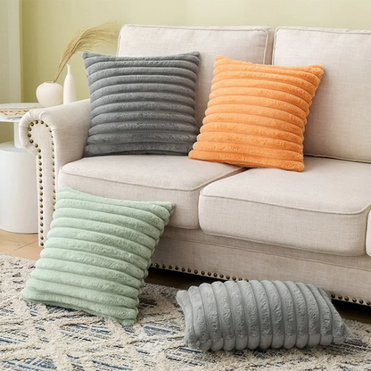 Super Soft Plush Pillow Case Winter Throw Cushion Cover for Sofa and Bedside, Living Room Nordic Decorations Rectangle Cover