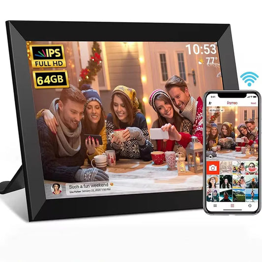 Frameo/Uhale Digital Picture Frame 10.1 Inch 32GB/64GB Smart WiFi digital photo frame with 1280x800 IPS HD Touch Screen