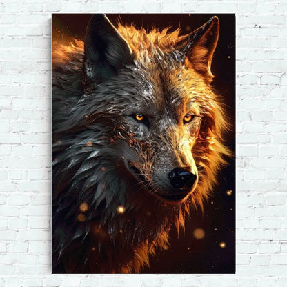 Black And Gold Animals Poster Home Office Wall Bedroom Living Room Kitchen Decoration Painting