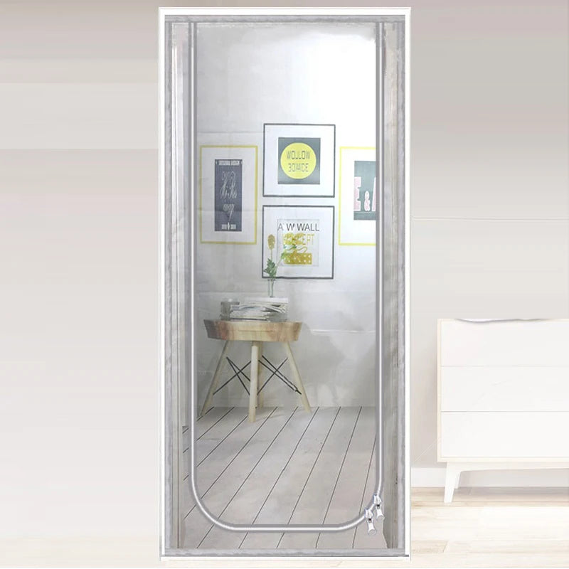 Zipper Door Screen Anti-cat PPT Nano Door Curtain Up Opening & Left Opening Shape Anti-mosquito Mesh Screen for Pet Living Room
