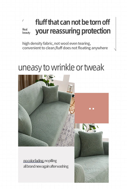 Thick Elastic Jacquard Sofa Cover for 1-4 Seater & L-Shaped Sofas