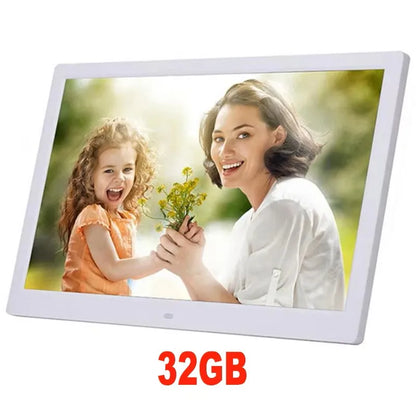 10"Digital Picture Photo Frame IPS Full-View Screen Photo Album 1280*800 Clock Calendar Video Player with Remote Control