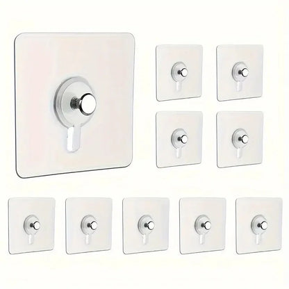 10pcs Punch-Free Wall Hooks